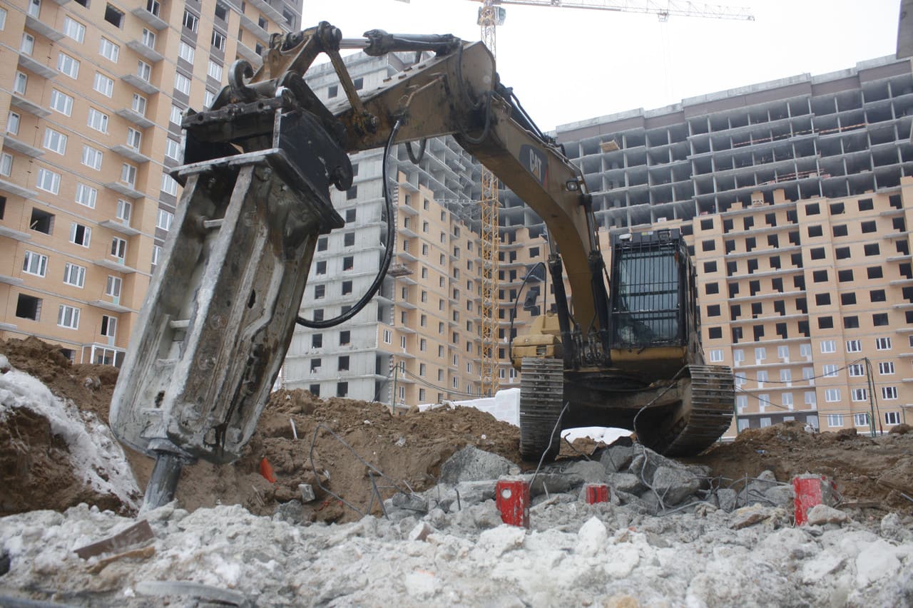 Демонтаж фундамента