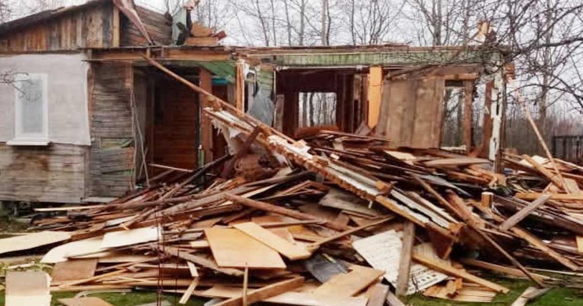 Снос частного дома с вывозом мусора